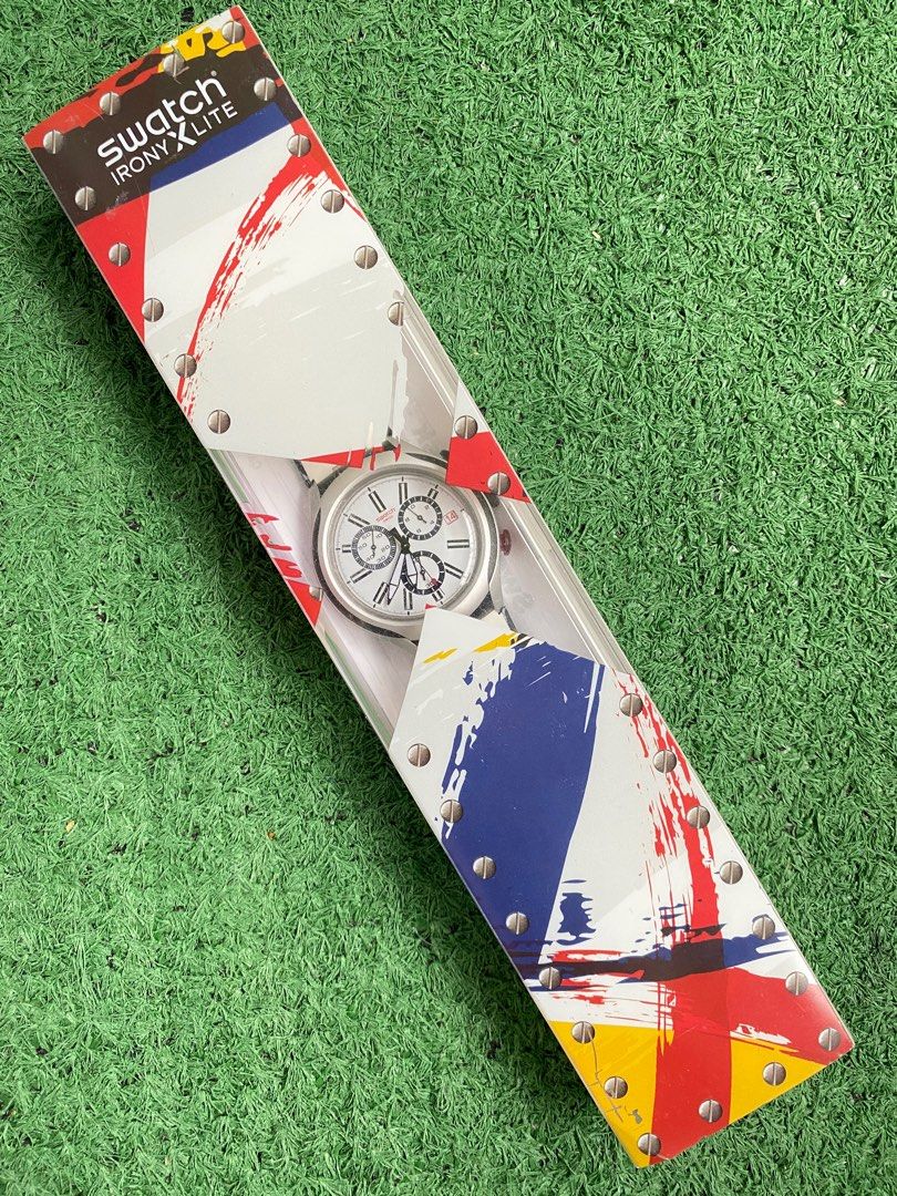 Swatch black wheel YYS4005 white strap Women s Fashion Watches Accessories Watches on Carousell