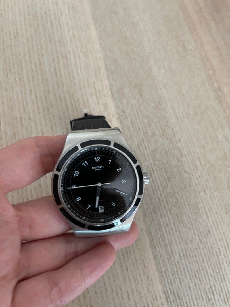 Swatch Sistem 51 Automatic Stainless Steel Watch Luxury Watches