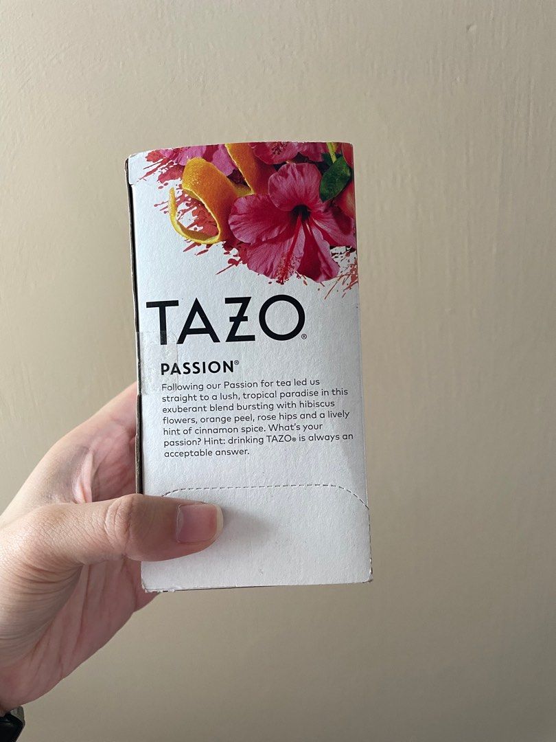 TAZO Passion CaffeineFree Herbal Tea, Food & Drinks, Beverages on