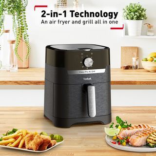 TEFAL EY5018 EASY FRY 2 in 1 Classic Air Fryer & GRILL