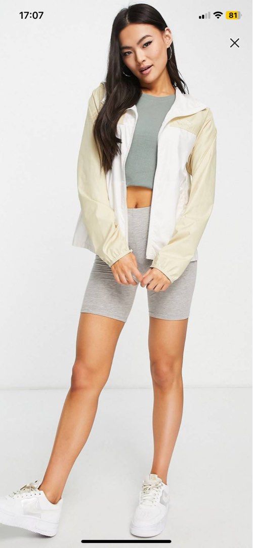 The North Face Cyclone Jacket in White and Beige Men s Fashion