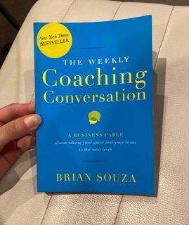 The Weekly Coaching Conversation Book by Brian Souza - Brand New! RRP $50