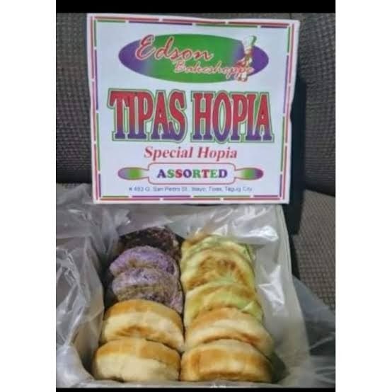 TIPAS HOPIA (Category: Homemade Bakes) located in Manila. Submitted by syeduardo122119 (Listing ID 1231957373, Image 3). Description: freshly baked tipas hopia. monggo/ube/assorted @65 baboy @70 special flavors @85 09560934645.