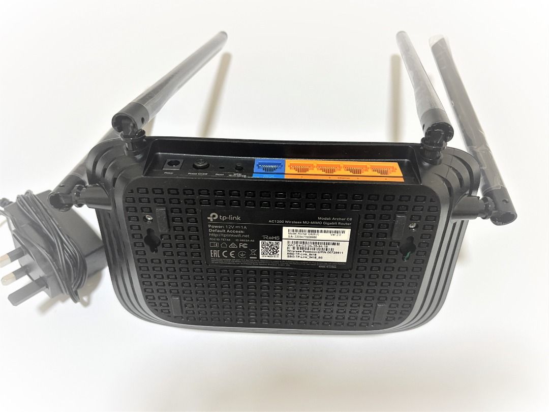 TP-Link Router Model: Archer C6, Computers & Tech, Parts & Accessories ...