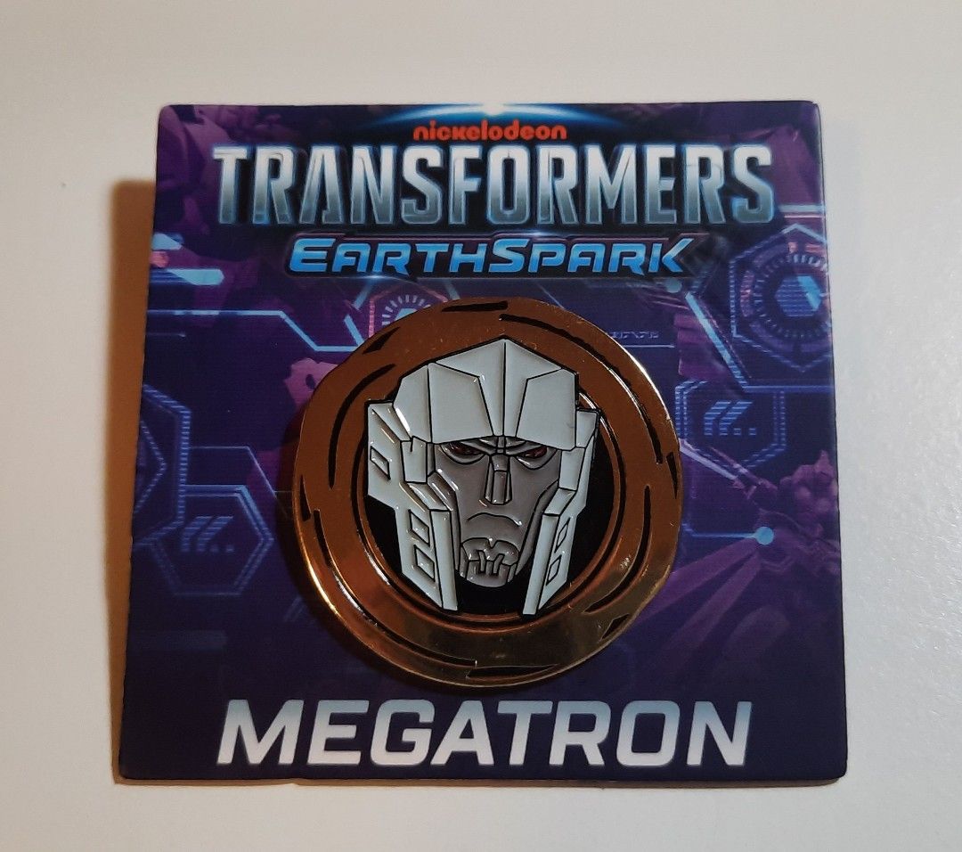 Transformer merchandise Earthspark Megatron Pin Badge, Hobbies & Toys ...