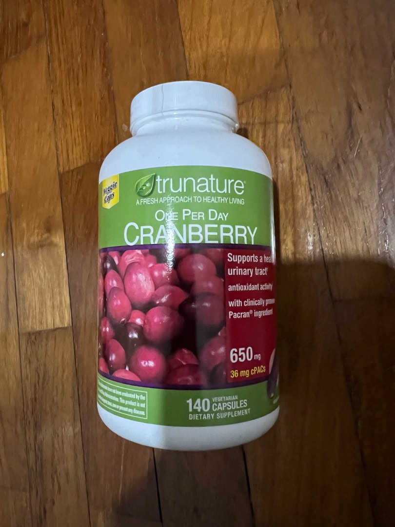 Trunature Cranberry pills 140 count, Health & Nutrition, Health