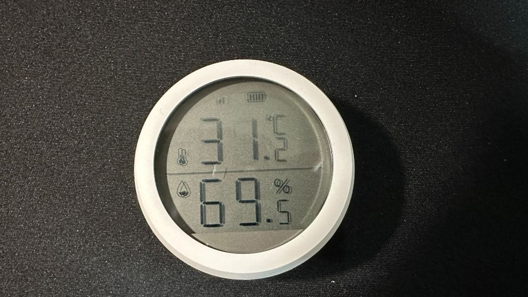 Tuya Zigbee Temperature and Humidity Sensor with LCD Screen Display One ...