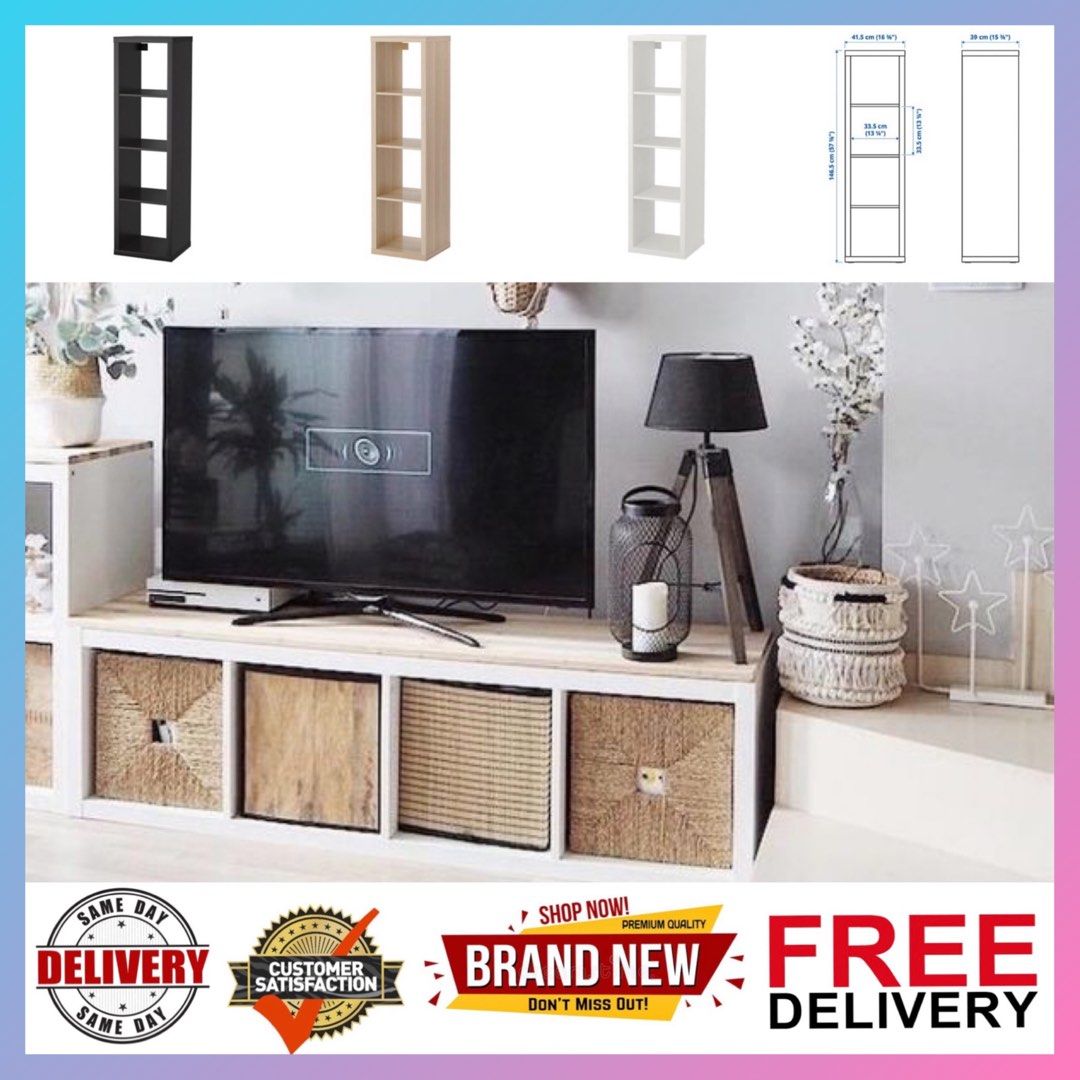 TV Console Ikea KALLAX Shelving unit Malm Brimnes Hemnes Nordli