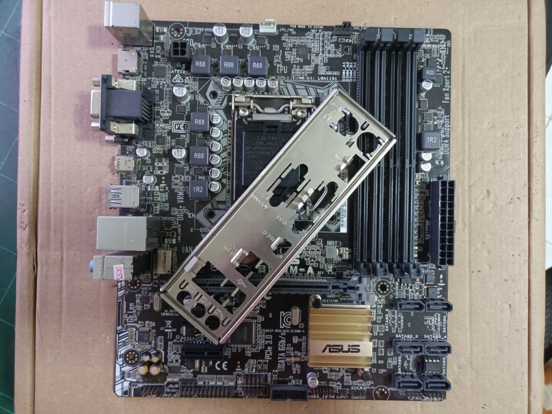 Villain Indgang Retouch Used Asus B150M-A [socket 1151 7th/6th Gen] DDR4 Support up 64GB MATX  Original Mainboard, Computers & Tech, Parts & Accessories, Other  Accessories on Carousell