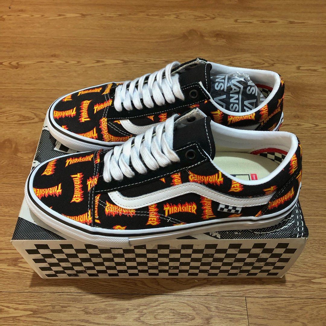 Sepatu vans deals x thrasher