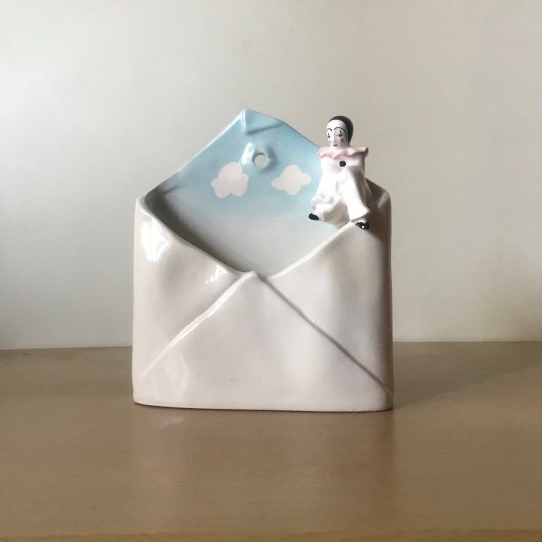 Wall mounted ceramic letter mail holder (Category: Wall Decor) located in Manila. Submitted by triciaric (Listing ID 1231804115, Image 1). Description: Wall mounted ceramic letter mail holder RFS: Decluttering.