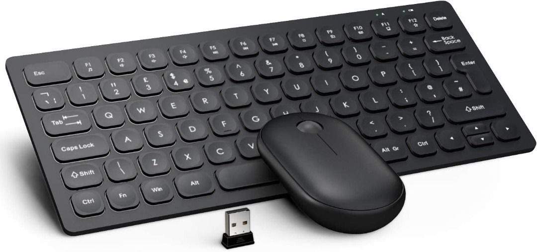 WisFox Wireless Keyboard and Mouse Combo 2.4GHz Ultra Slim Compact Quiet  USB Wireless Keyboard Mouse Set QWERTY UK Layout for Windows/Desktops  Computer/PC/Laptops/Notebook, Computers  Tech, Parts  Accessories, Computer  Keyboard on Carousell