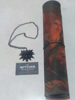 The Witcher Wolf Medallion + FREE Gaming mousepad