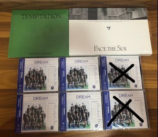 WTS / LFB Kpop Official Instock Sealed Album Seventeen SVT Face the Sun FTS Japan Dream TXT Temptation