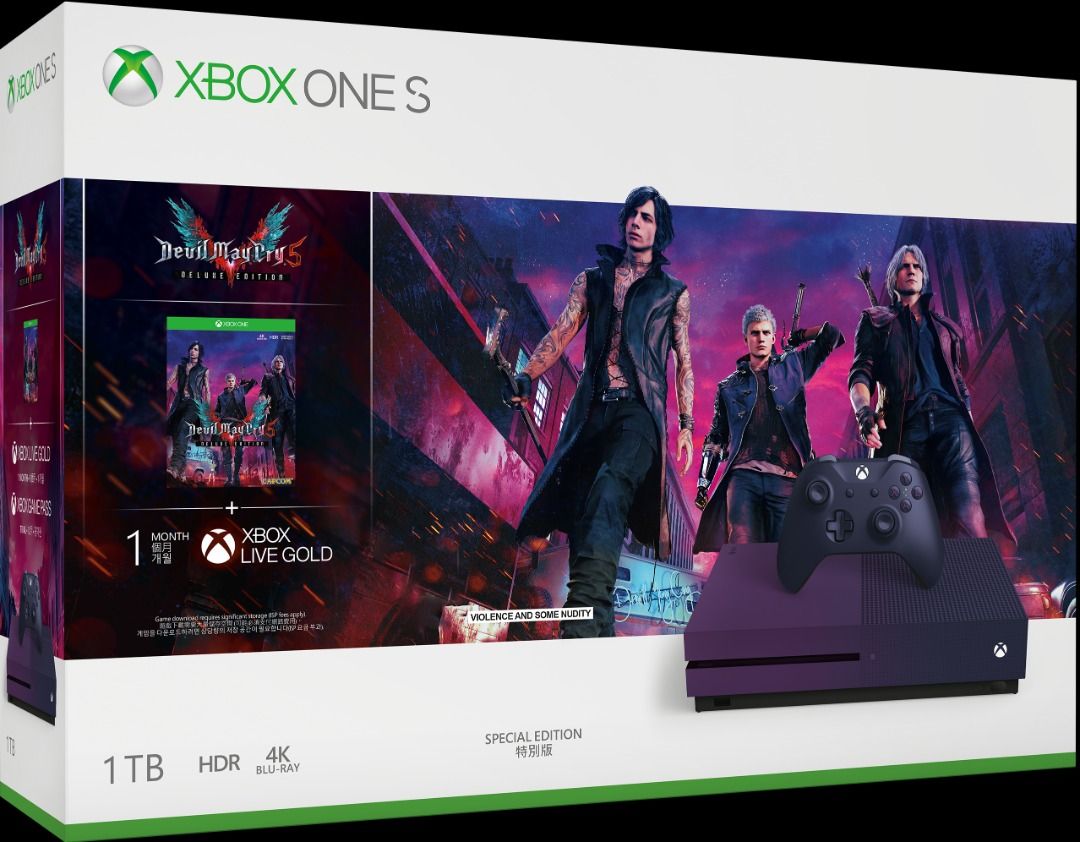 Xbox One S Devil May Cry 5 Special Edition Bundle 1TB