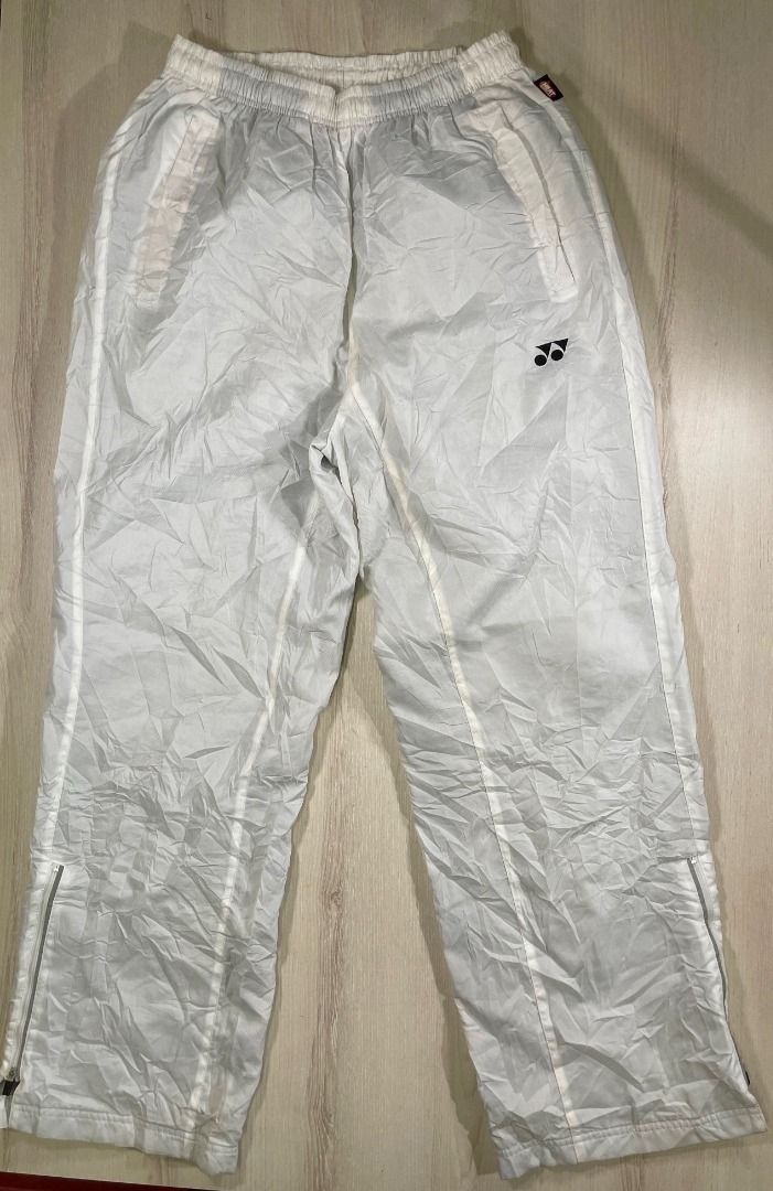 Yonex Off White Track Pants CU Used Men s Fashion Bottoms