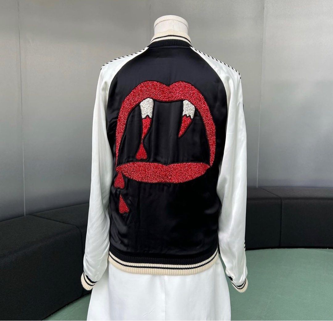 Yves Saint Laurent Jacket Black White, Women's Fashion, Coats