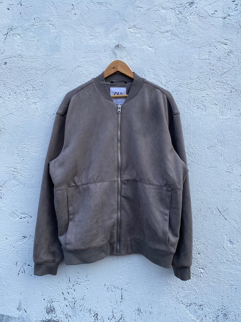Zara Wool Bomber Jacket on Carousell
