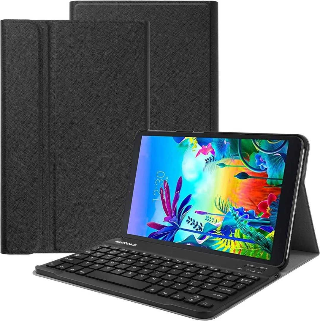 016) KUROKO CASE FOR LG G PAD 5 10.1 WIRELESS KEYBOARD, KICKSTAND
