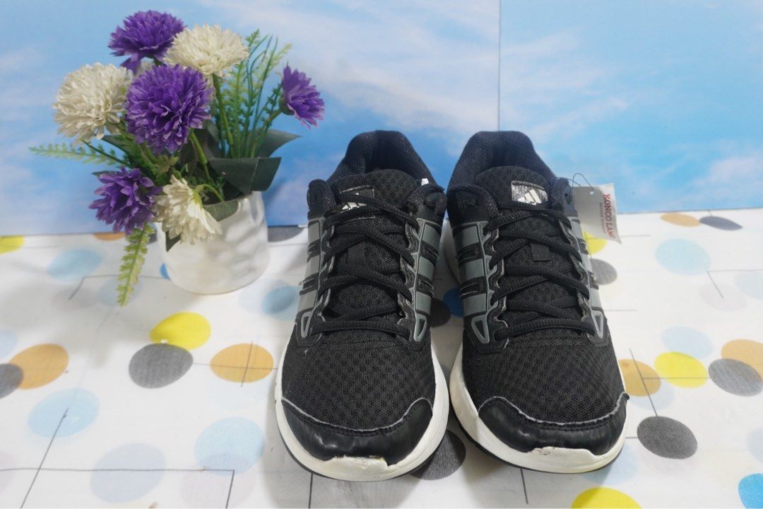 183.Adidas Adiprene Equipment Black Size 40.5 Insole 25 cm Made in vietnam