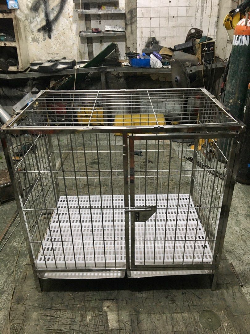 2x3x3 Stainless Dog Cage Pet Supplies Homes Other Pet