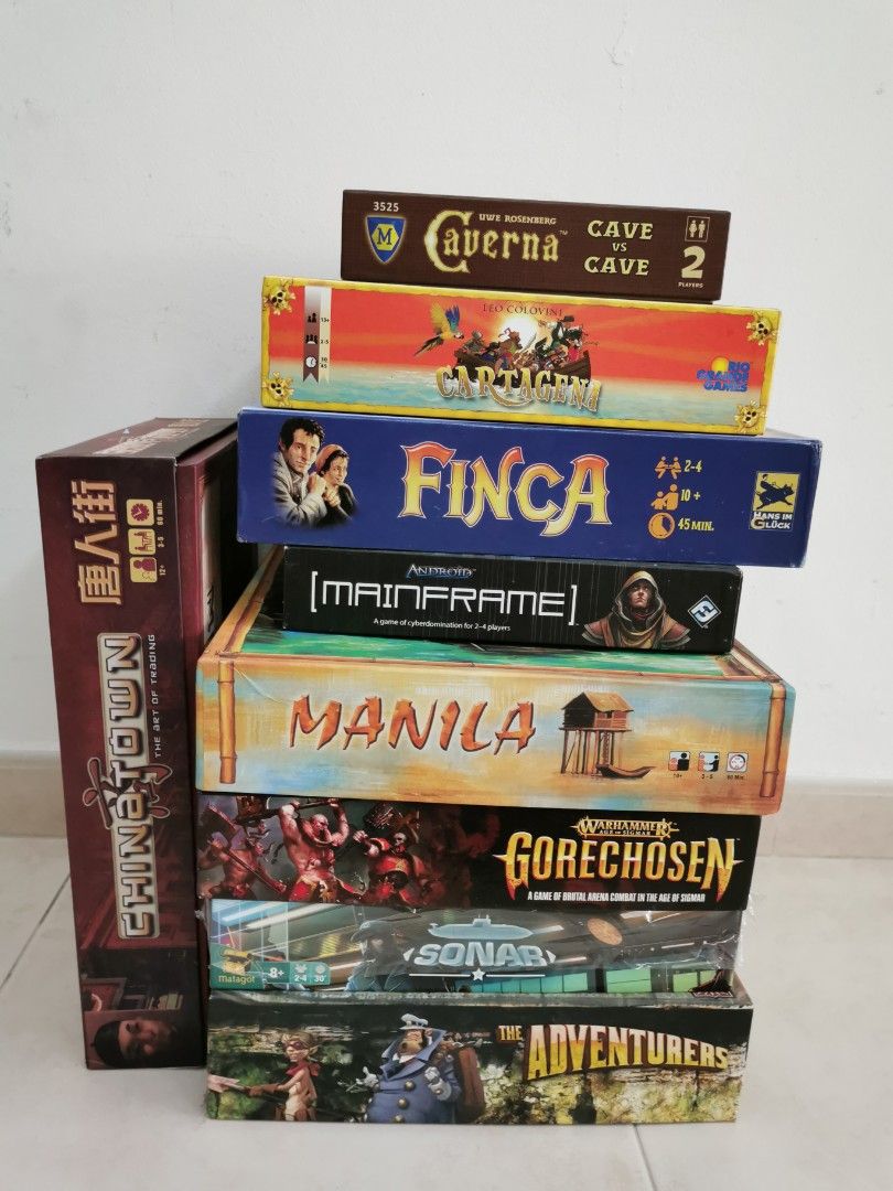 9 Board Games Bundle Clearance card, Hobbies & Toys, Toys & Games on Carousell