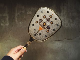 日本老物 古董手鏡、音樂飾品盒