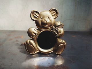 古董小熊桌鏡
