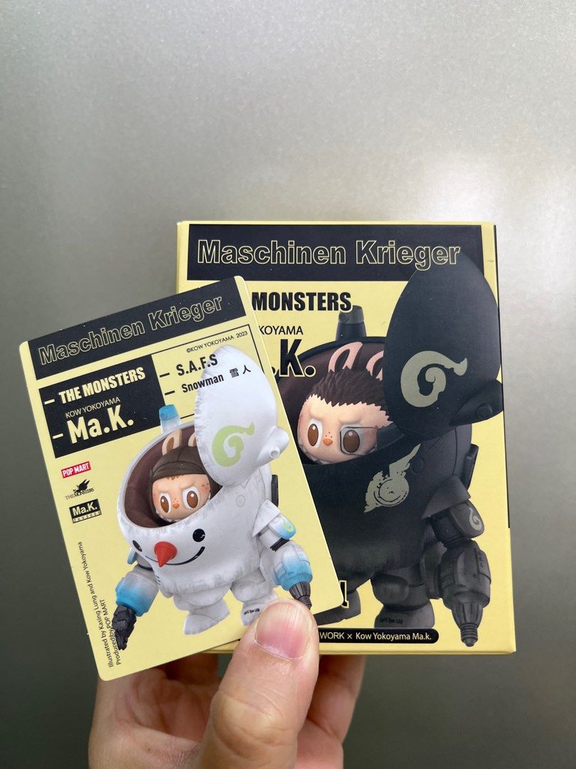 全新現貨popmart 泡泡瑪特龍家昇橫山宏雪人Pop mart the monsters Ma.K