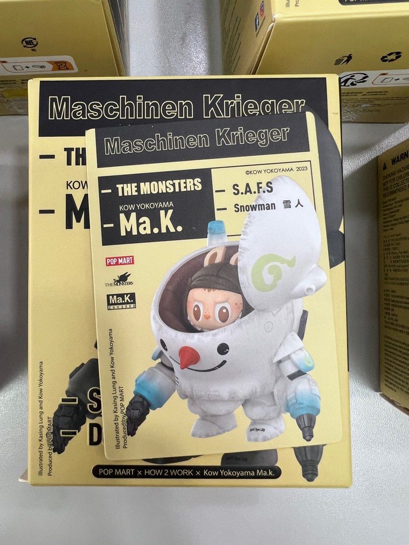 全新現貨popmart 泡泡瑪特龍家昇橫山宏雪人Pop mart the monsters Ma.K