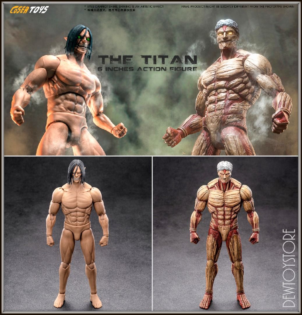 Attack on titans action figure deals