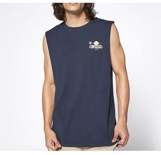 澳洲 健身 衝浪 背心/Pipinghot surf tanks/水洗 寬鬆極簡 夏天 背心#23吃土季