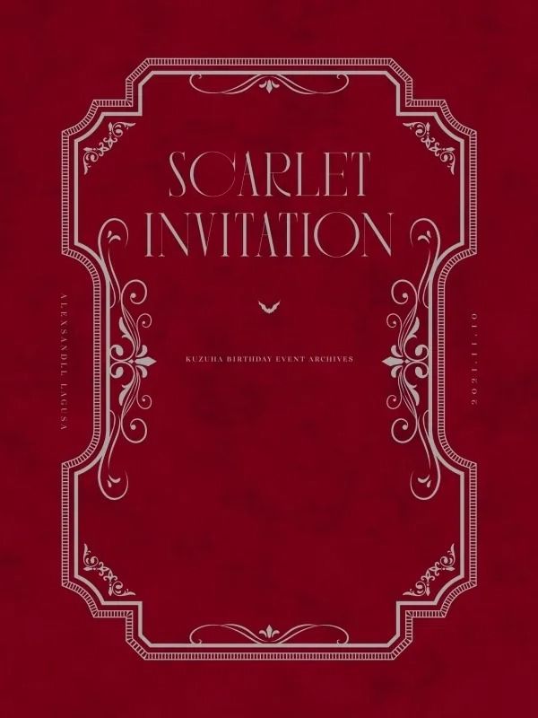 現貨] 彩虹社VTUBER 葛葉Kuzuha Birthday Event「Scarlet Invitation