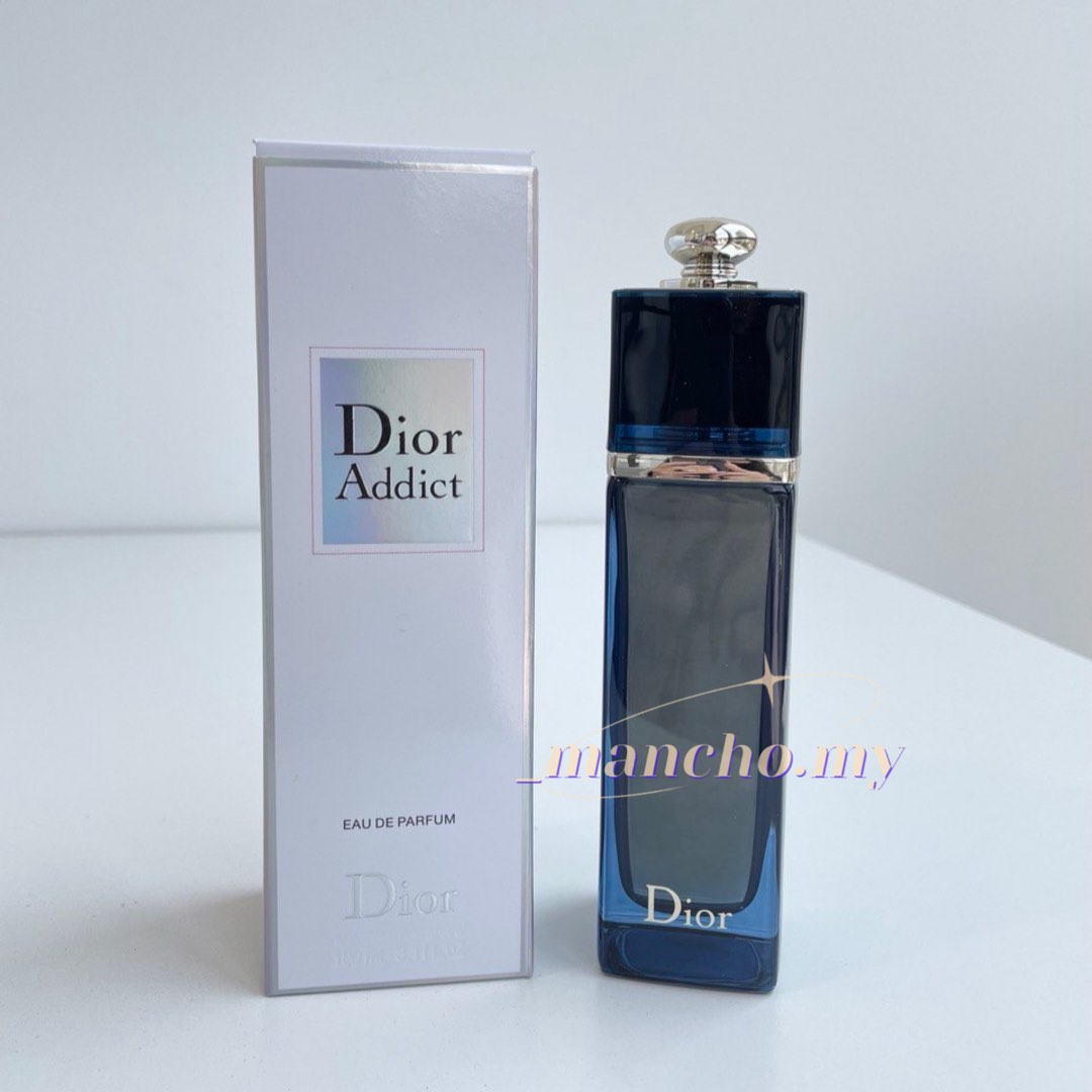 Dior addict store blue bottle