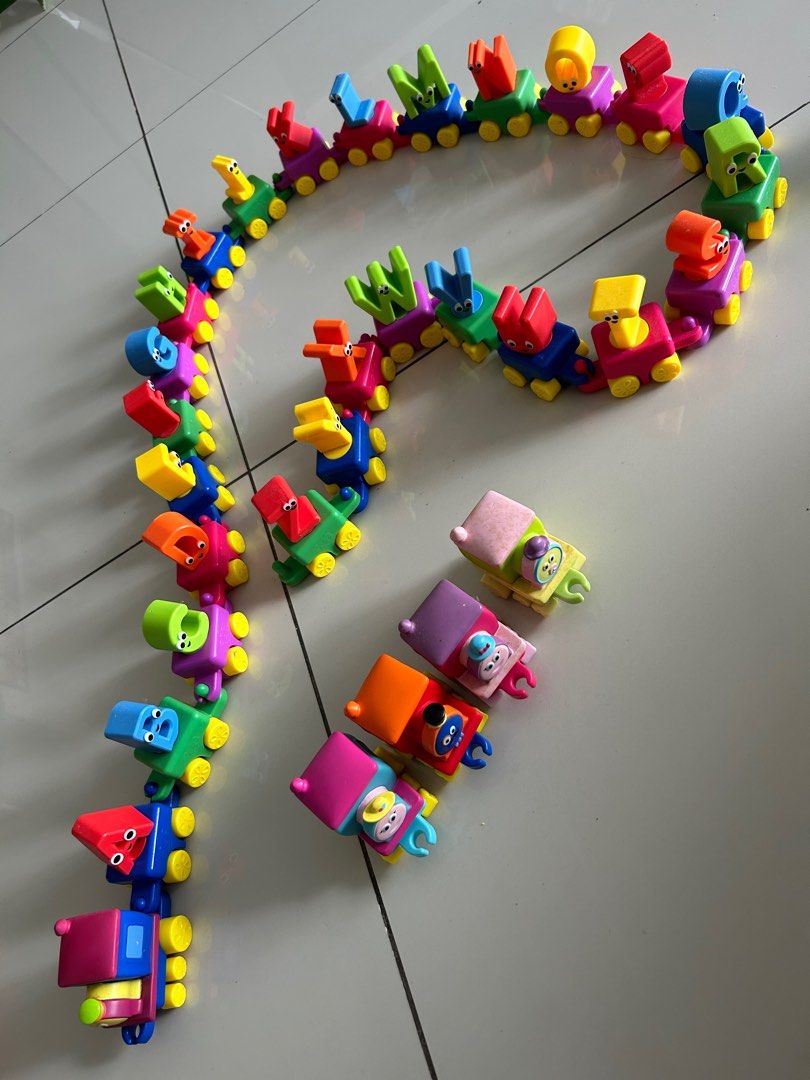 ORIGINAL BOB THE TRAIN ALPHABET TRAIN COMPLETE SET