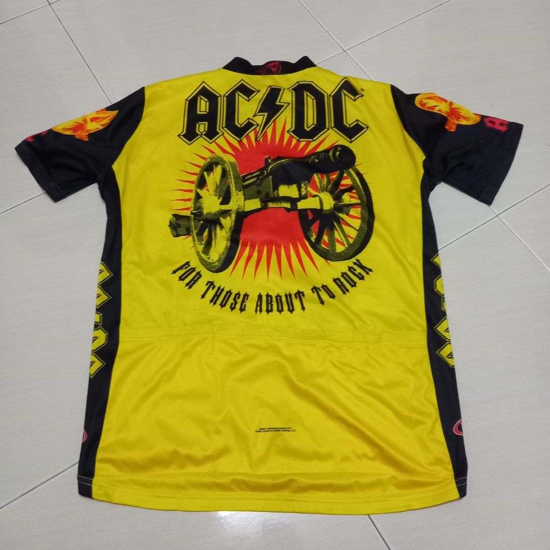 AC/DC Rock Band Bike Jersey, Primal jersey, ac/dc bike jersey, cycling  shirts with ac/dc logo, rock band bike jerseys, cycling with an attitude,  rock band bike tops, cycling top with rock band
