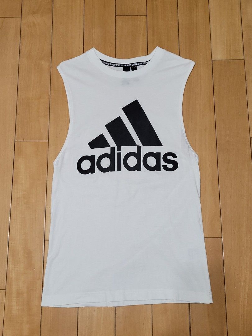 Adidas logo 2024 tank top