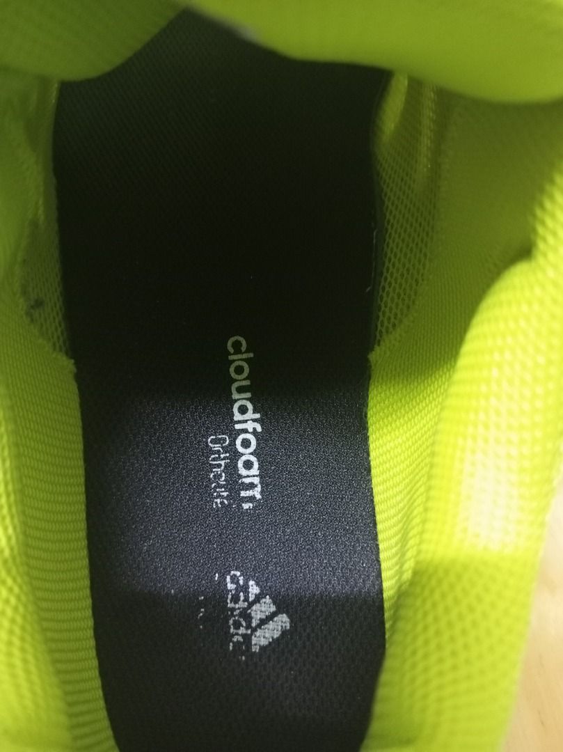 Adidas Cloud Foam Size 10 Neon Green Men s Fashion Footwear