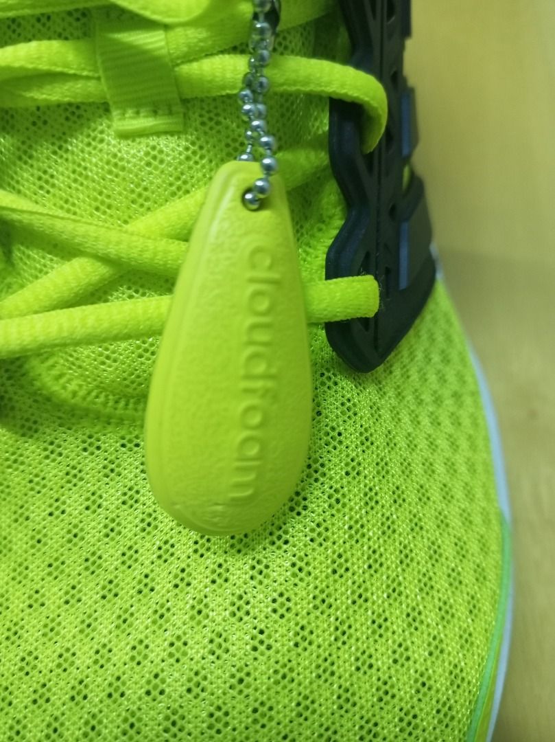 Adidas Cloud Foam Size 10 Neon Green Men s Fashion Footwear