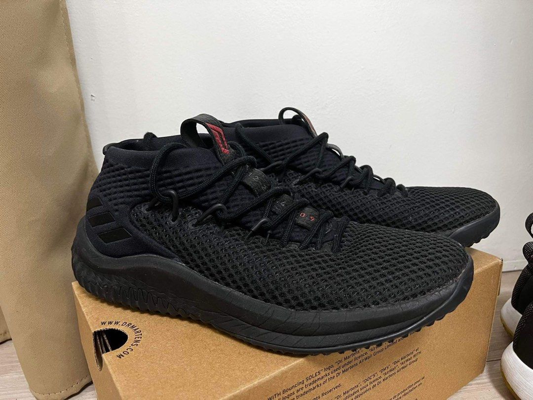 Adidas dame 4 shop all black