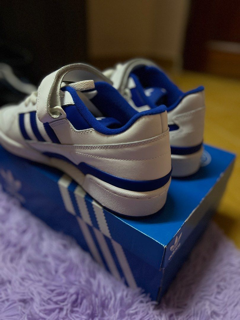 Original Adidas Forum Low White Royal Blue