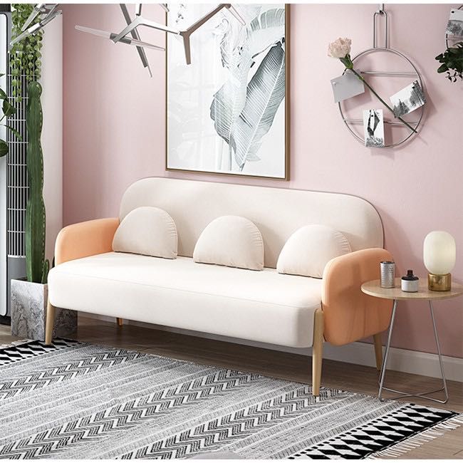 Aesthetic Pretty Sofa, Furniture & Home Living, Furniture, Sofas on