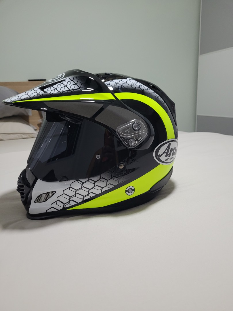 Arai Tx motard, Motorcycles, Motorcycle Apparel on Carousell