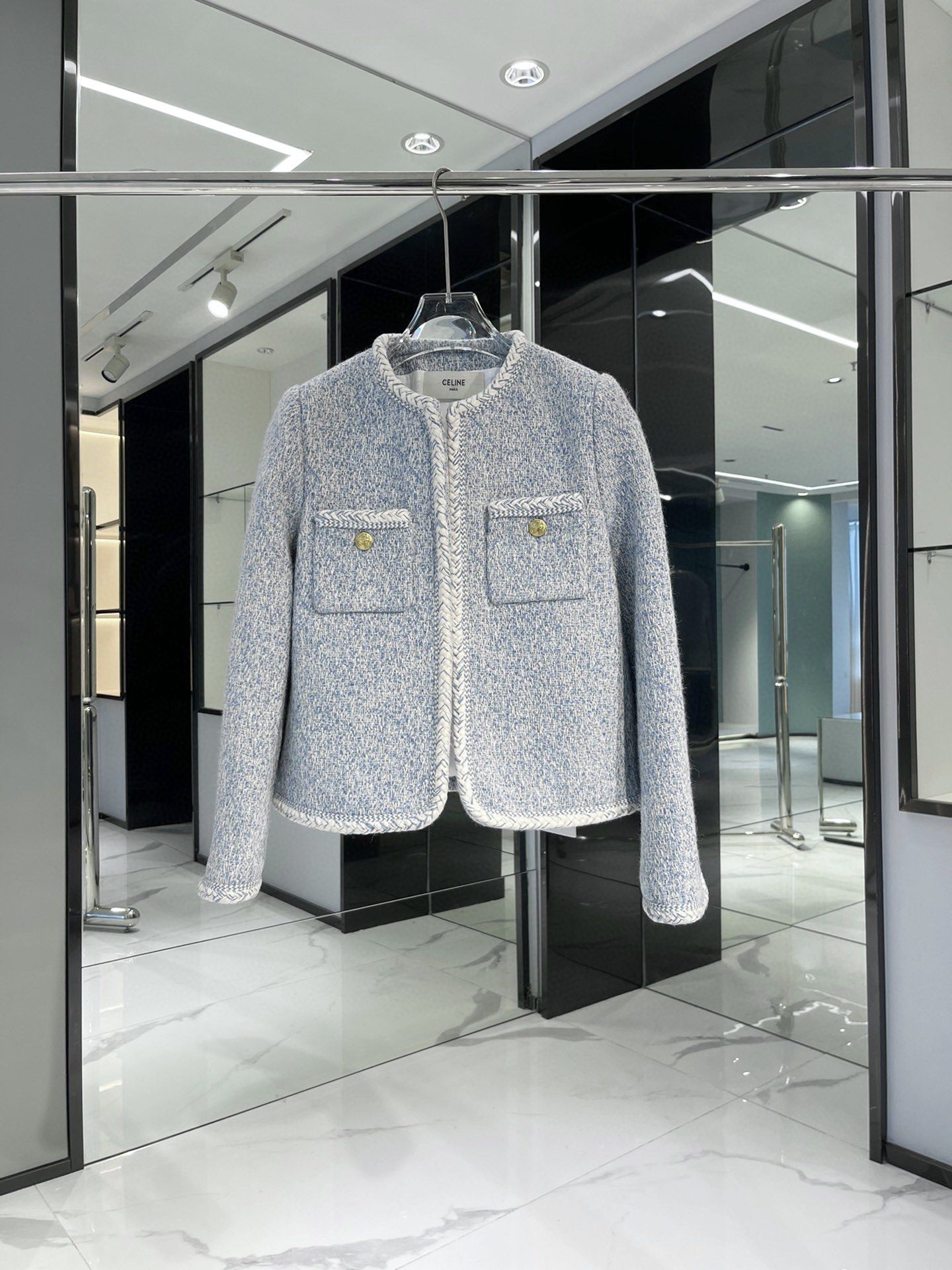 Celine tweed jacket clearance