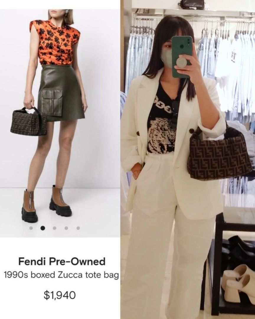 Fendi Pre-Owned 1990s Boxed Zucca Tote Bag - Farfetch