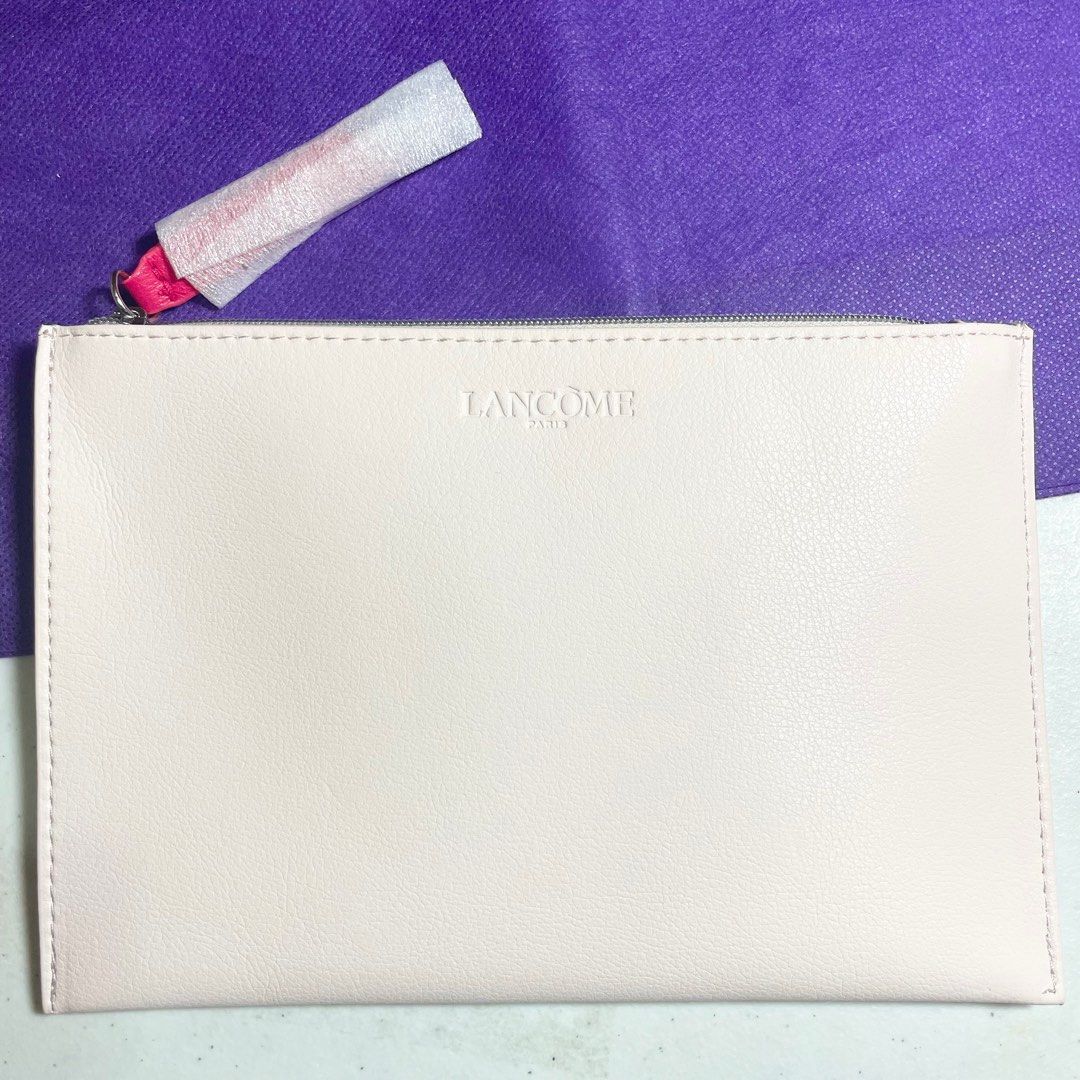 Pochette Soirée Lancôme – Noir, Simili Cuir, Trousse De Maquillage De Luxe