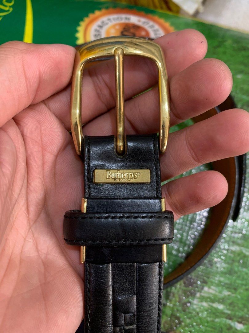 Burberry on sale vintage belt