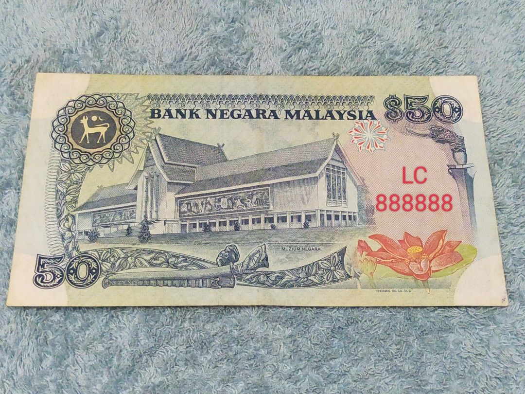 Banknote Malaysia Rm50 5th Series, Hobbies & Toys, Collectibles ...