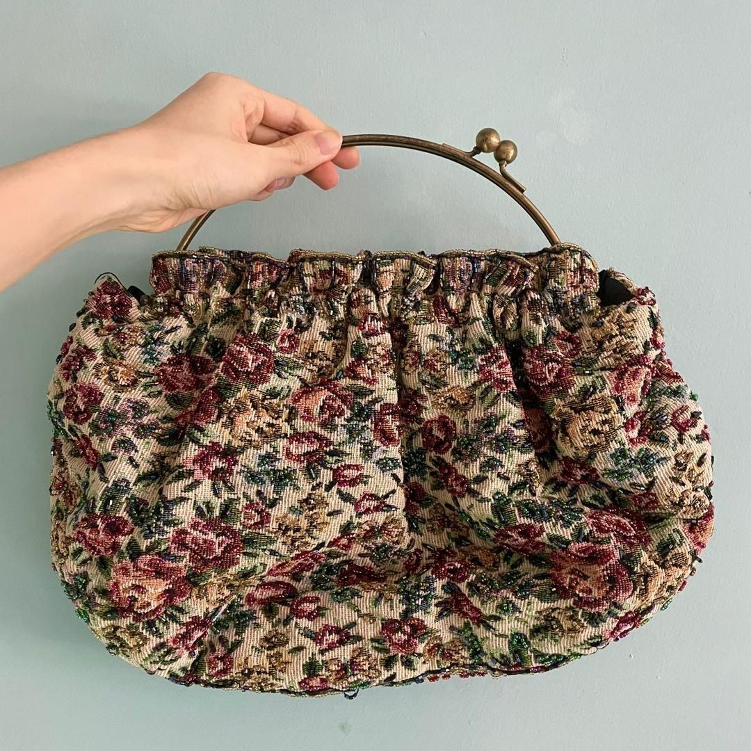 Red sequin clutch bag best sale