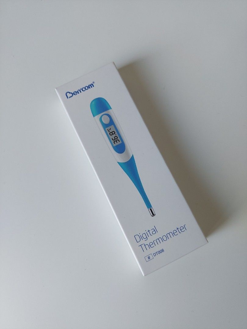 全新現貨※ Berrcom ＊DT008＊電子溫度計, 健康及營養食用品, 溫度計- Carousell